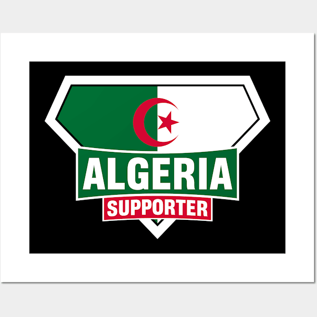 Algeria Super Flag Supporter Wall Art by ASUPERSTORE